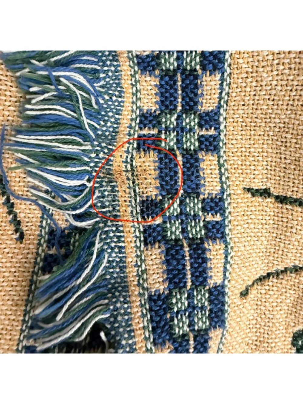 Golf-Themed Woven Throw Blanket + Decorative Pillow Set By Goodwin Weavers